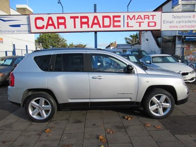 Jeep Compass 2.4 Limited CVT 4WD Euro 5 5dr ULEZ FREE SUV 2012, 91000 miles, £5295