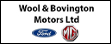 Logo of WOOL & BOVINGTON MOTORS LTD