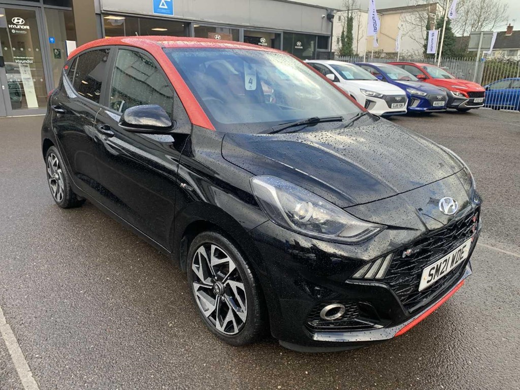Hyundai i10 N Line 1.0 Turbo 100PS Petrol Manual 2 Tone Roof Black with Red Roof! Hatchback