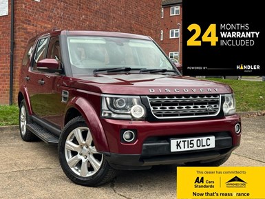 Land Rover Discovery 4 4 3.0 SD V6 SE Tech Auto 4WD Euro 6 (s/s) 5dr >>> 24 MONTHS WARRANTY <<< SUV 2015, 124672 miles, £14990