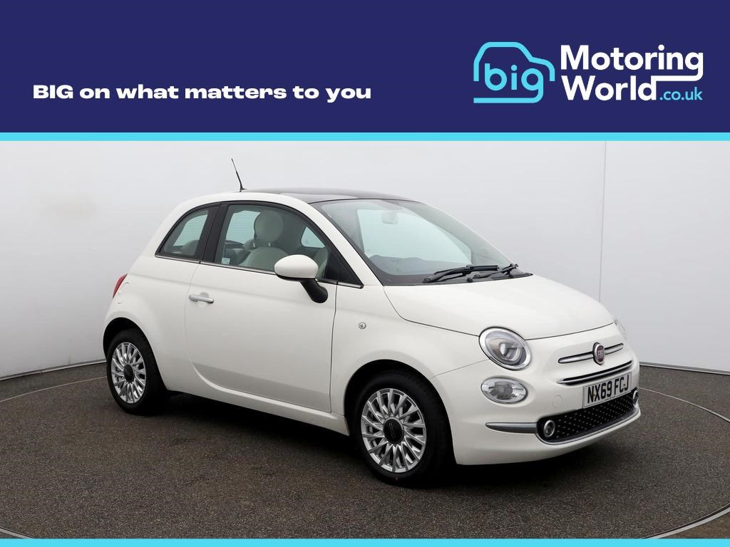 Fiat 500 1.2 Lounge Hatchback 3dr Petrol Manual Euro 6 (s/s) (69 bhp) Panoramic Roof