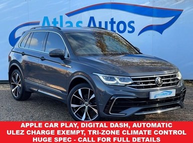 Volkswagen Tiguan 2.0 R-LINE TDI DSG 5d 148 BHP Estate 2021, 28500 miles, £29500