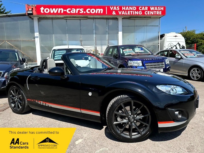 Mazda MX-5 5 I ROADSTER KURO EDITION - 1 OWNER FULL MAZDA SERVICE HISTORY ONLY 45594 MILES 6 SPEED ELECTRIC Convertible